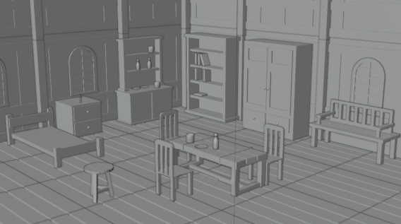 Furniture and props solid